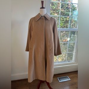 RARE VNTG BURBERRY 100% Pure Camel Hair Coat COLLECTORS ITEM